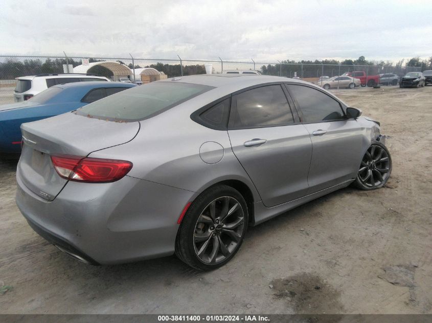 2015 CHRYSLER 200 S - 1C3CCCBG1FN581010
