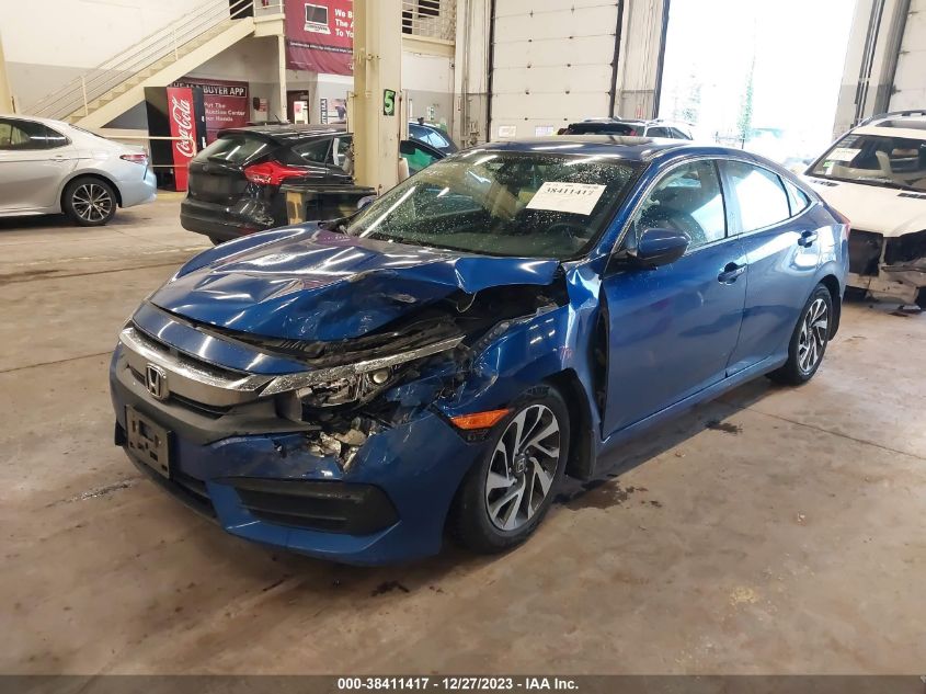 2018 HONDA CIVIC EX - 2HGFC2F71JH544748