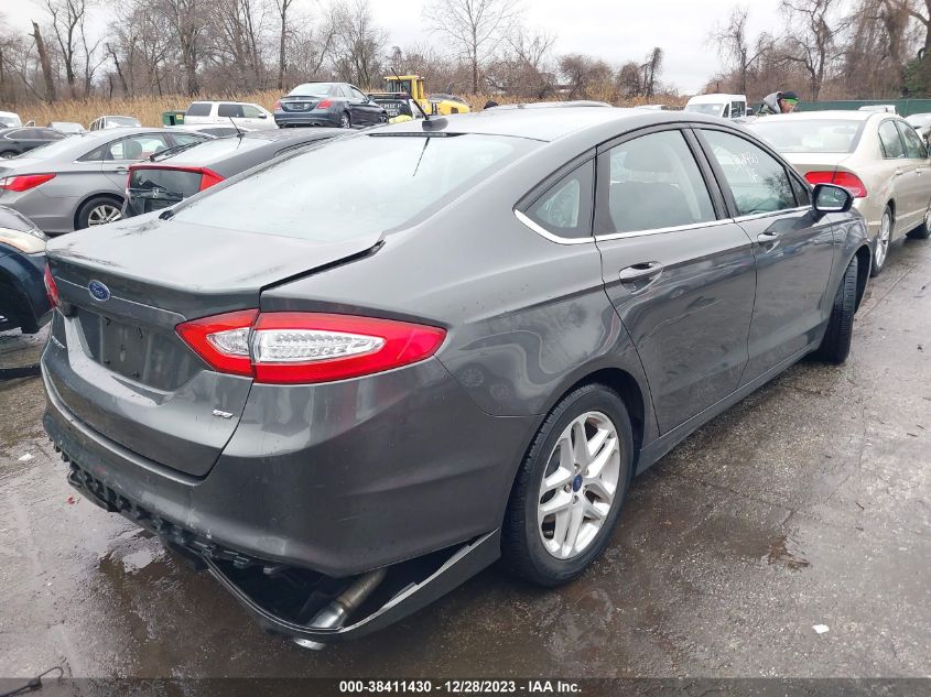 2016 FORD FUSION SE - 3FA6P0H78GR266521