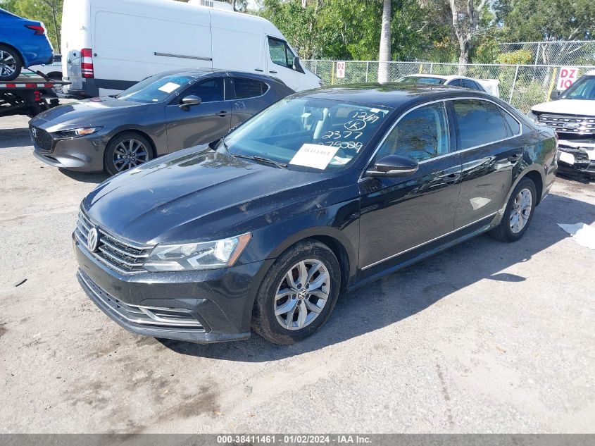 2017 VOLKSWAGEN PASSAT S - 1VWAT7A30HC012377