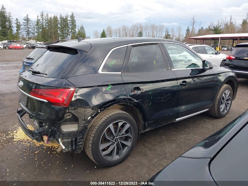 VIN WA1BAAFY9M2023256 2021 AUDI Q5 PREMIUM PLUS