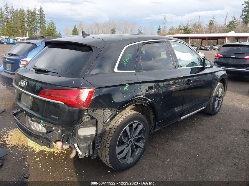 VIN WA1BAAFY9M2023256 2021 AUDI Q5 PREMIUM PLUS