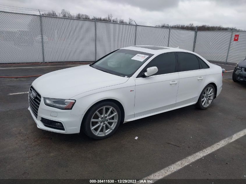 2015 AUDI A4 2.0T PREMIUM - WAUFFAFL3FN012877