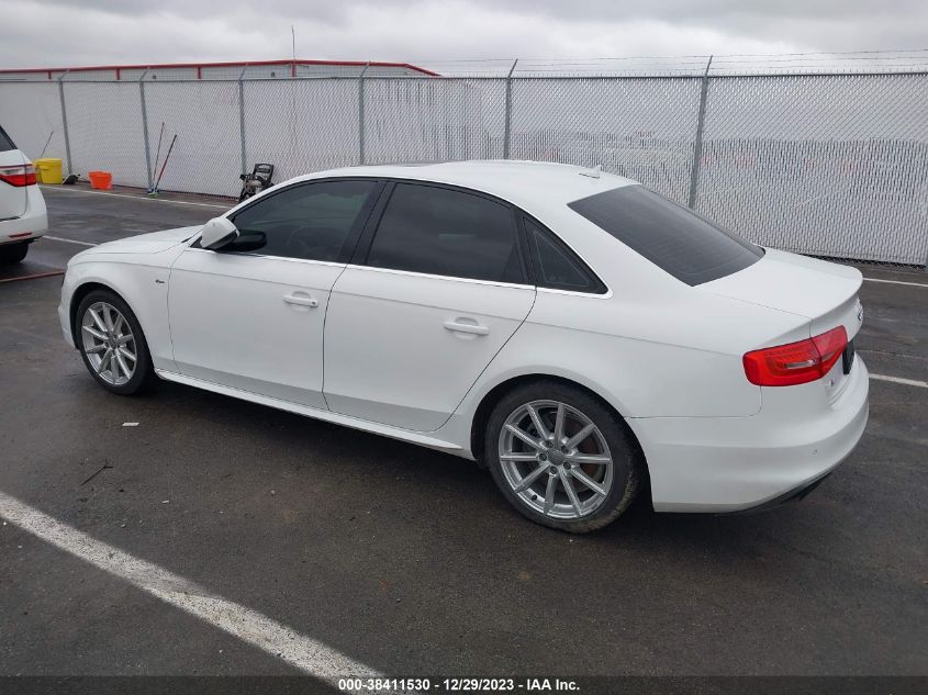 2015 AUDI A4 2.0T PREMIUM - WAUFFAFL3FN012877