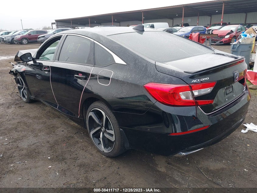 VIN 1HGCV3F2XNA045698 2022 HONDA ACCORD HYBRID SPORT