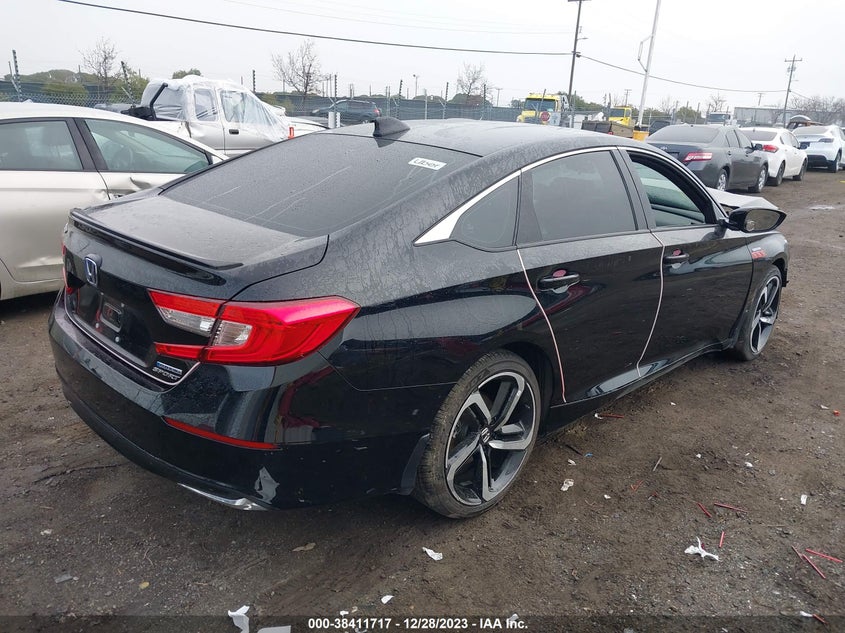 VIN 1HGCV3F2XNA045698 2022 HONDA ACCORD HYBRID SPORT