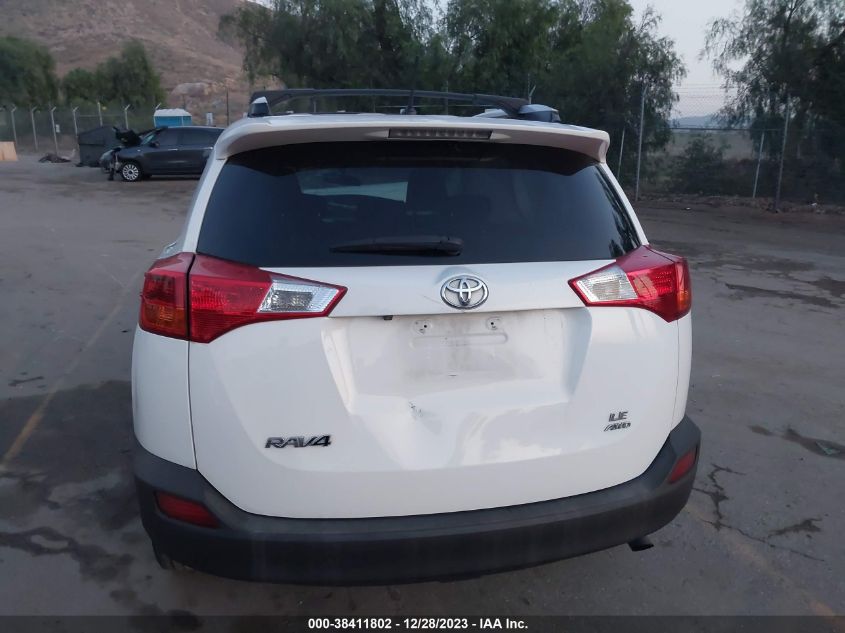 2013 TOYOTA RAV4 LE - JTMBFREV9D5007053