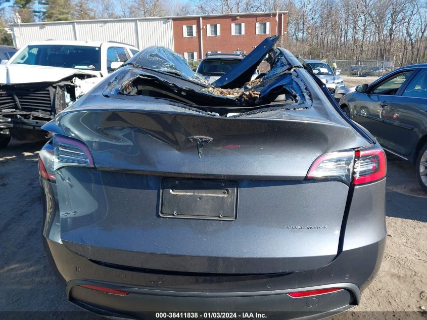 2022 TESLA MODEL Y LONG RANGE DUAL MOTOR ALL-WHEEL DRIVE - 7SAYGDEE4NA010341