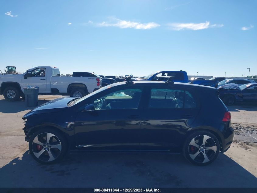2016 VOLKSWAGEN GOLF GTI AUTOBAHN W/PERFORMANCE PACKAGE 4-DOOR - 3VW447AU2GM014857