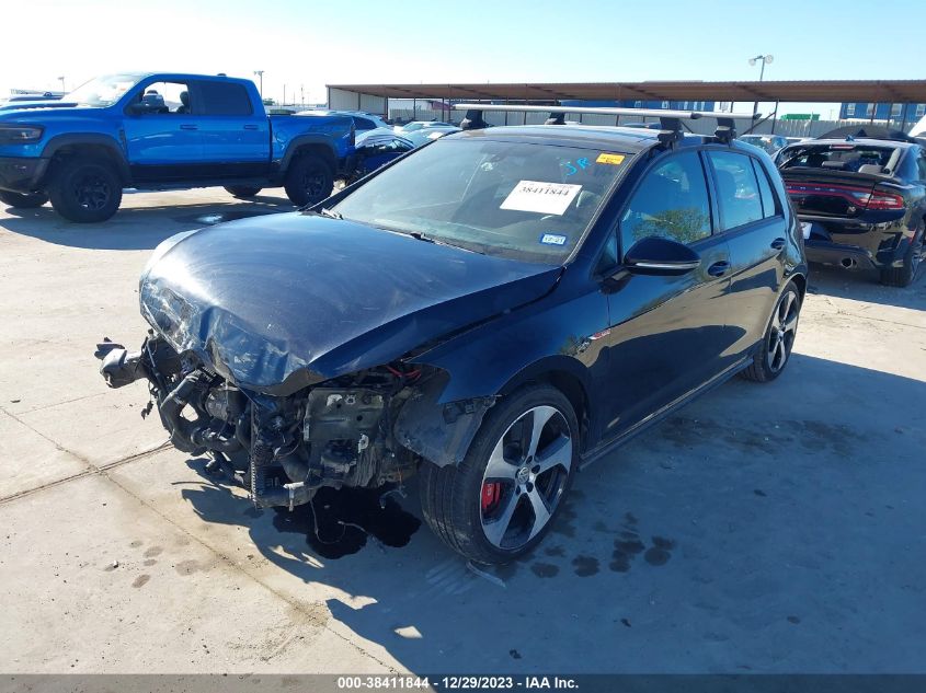 2016 VOLKSWAGEN GOLF GTI AUTOBAHN W/PERFORMANCE PACKAGE 4-DOOR - 3VW447AU2GM014857