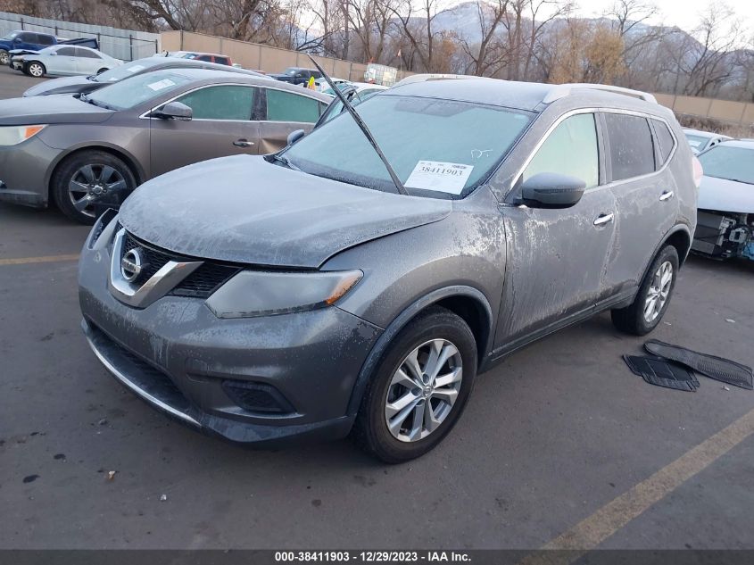 2016 NISSAN ROGUE S/SL/SV - KNMAT2MVXGP709145