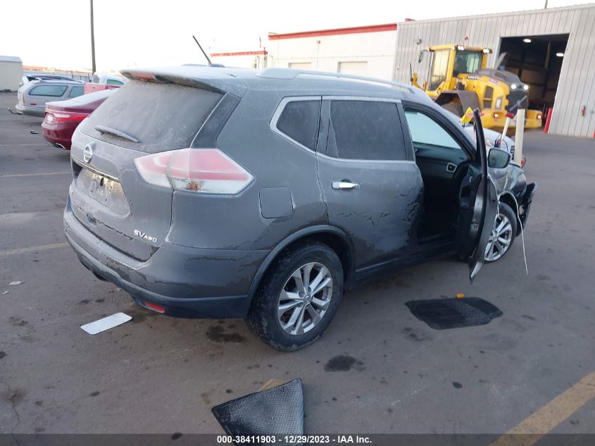 2016 NISSAN ROGUE S/SL/SV - KNMAT2MVXGP709145