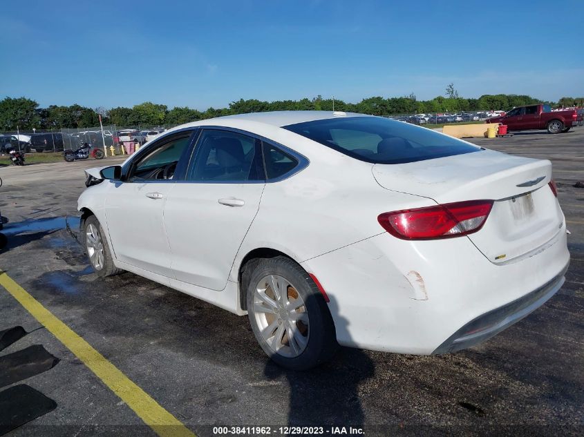 2015 CHRYSLER 200 LIMITED - 1C3CCCAB0FN608204