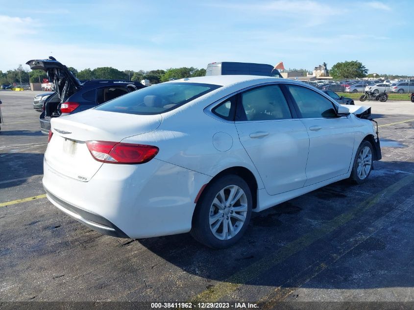 2015 CHRYSLER 200 LIMITED - 1C3CCCAB0FN608204