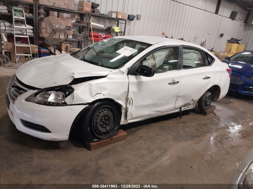 2013 NISSAN SENTRA S/SV/SR/SL - 3N1AB7AP2DL658580