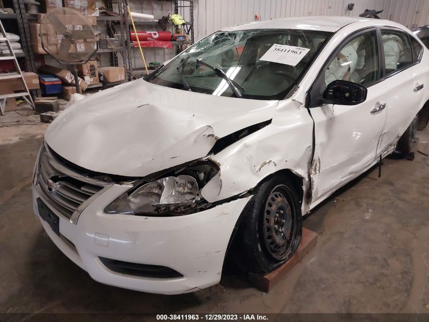 2013 NISSAN SENTRA S/SV/SR/SL - 3N1AB7AP2DL658580