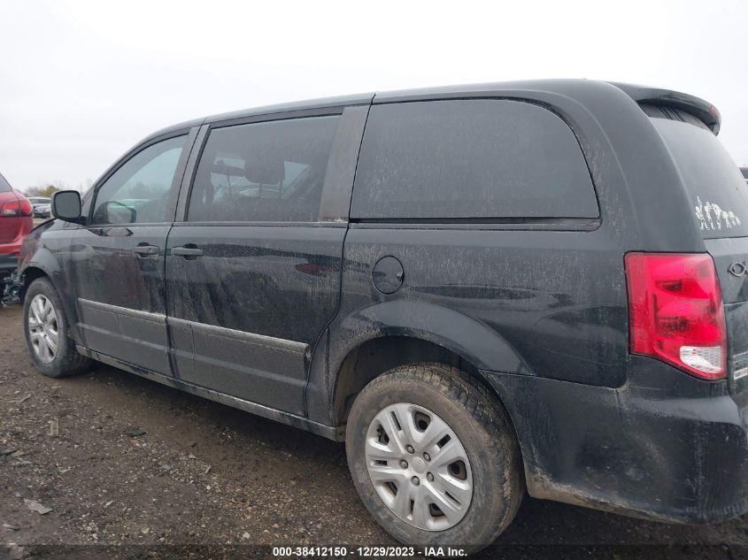 2015 DODGE GRAND CARAVAN SE - 2C4RDGBG7FR542404