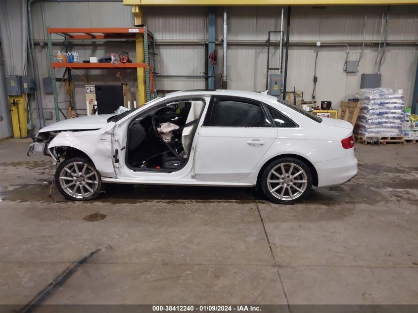 2014 AUDI A4 2.0T PREMIUM - WAUFFAFL3EN010285