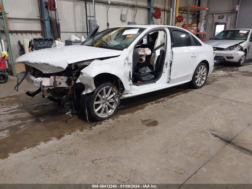 2014 AUDI A4 2.0T PREMIUM - WAUFFAFL3EN010285
