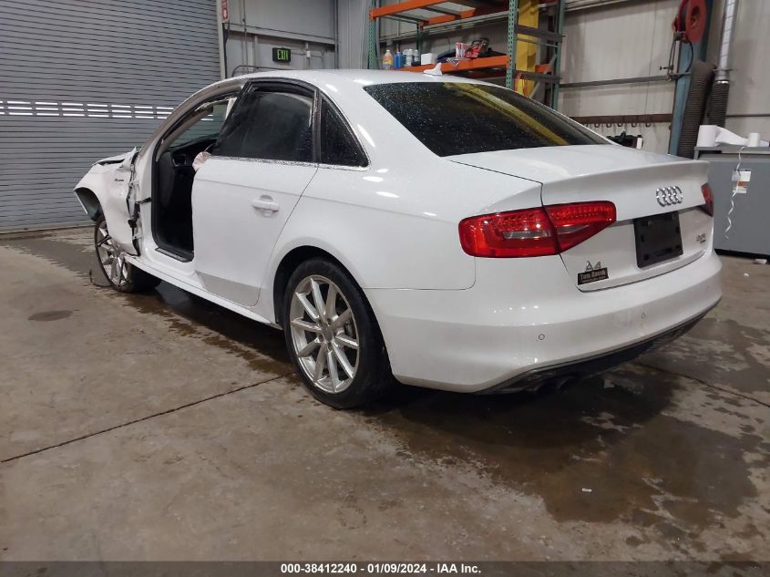 2014 AUDI A4 2.0T PREMIUM - WAUFFAFL3EN010285