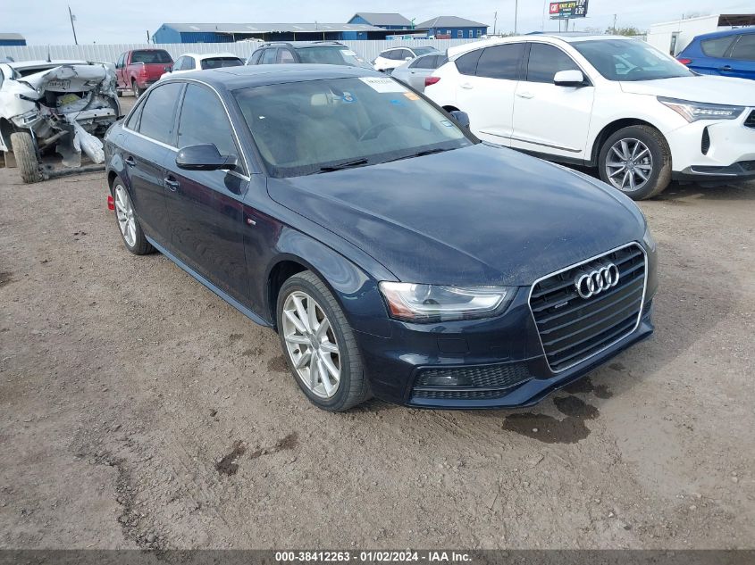 2016 AUDI A4 PREMIUM PLUS S-LINE - WAUFFAFL8GN002685