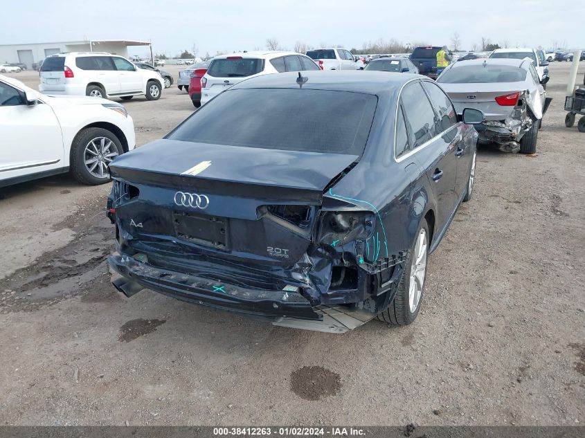 2016 AUDI A4 PREMIUM PLUS S-LINE - WAUFFAFL8GN002685