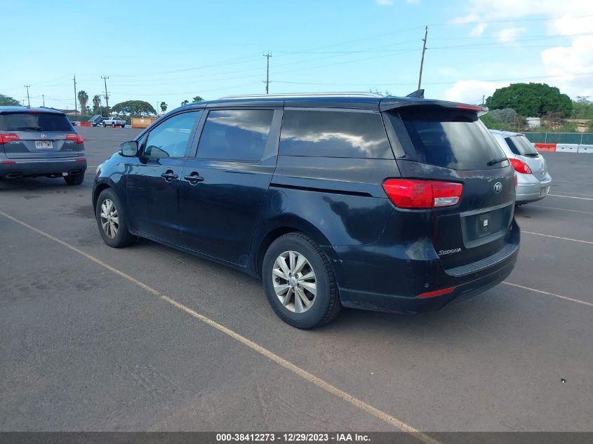 2015 KIA SEDONA LX - KNDMB5C14F6027981