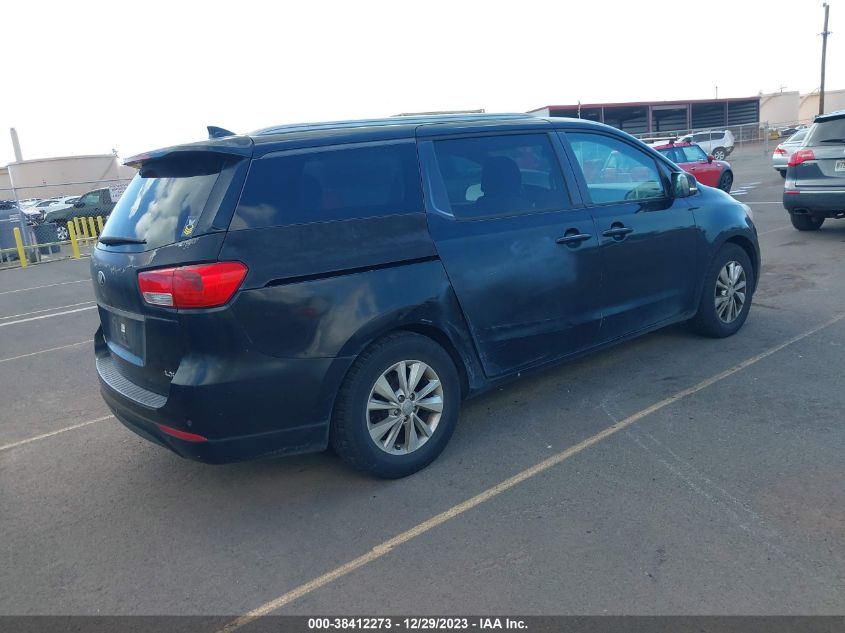 2015 KIA SEDONA LX - KNDMB5C14F6027981