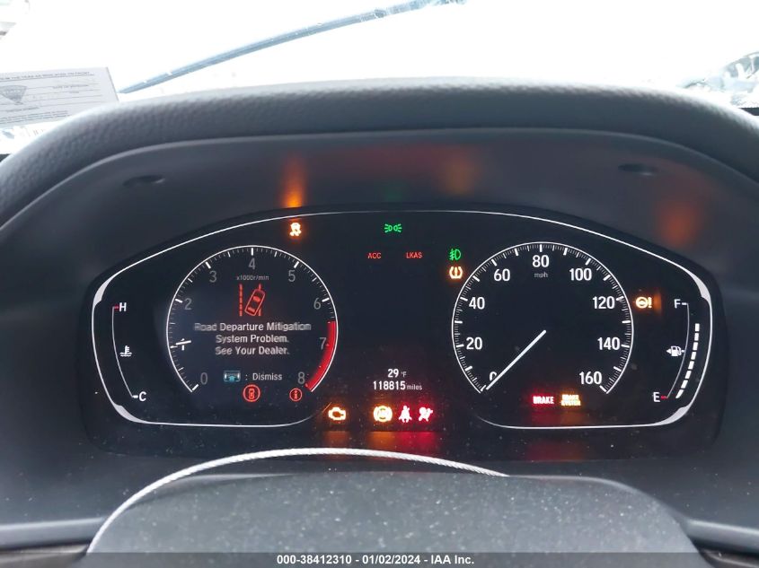2018 HONDA ACCORD EX - 1HGCV1F44JA158112