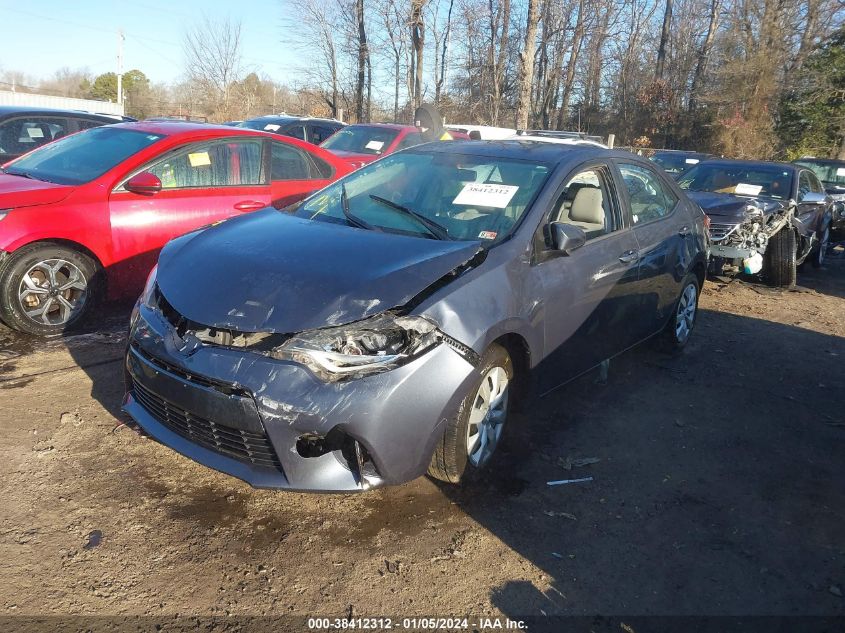 2015 TOYOTA COROLLA L/LE/LE PLS/PRM/S/S PLS - 2T1BURHE2FC318377