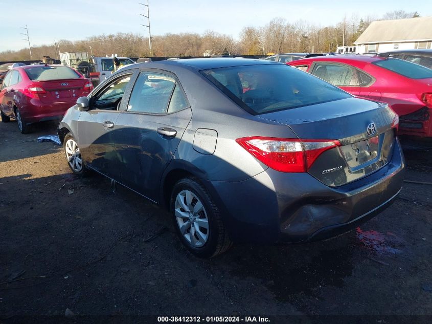 2015 TOYOTA COROLLA L/LE/LE PLS/PRM/S/S PLS - 2T1BURHE2FC318377