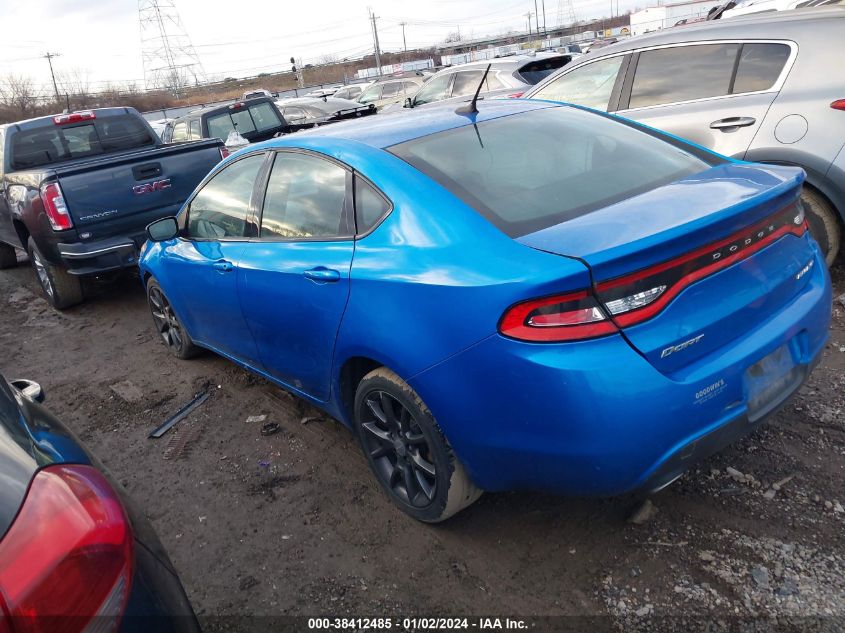 2015 DODGE DART SXT - 1C3CDFBB0FD345313
