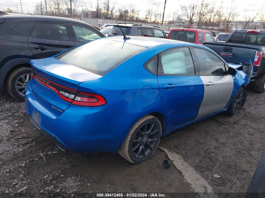 2015 DODGE DART SXT - 1C3CDFBB0FD345313