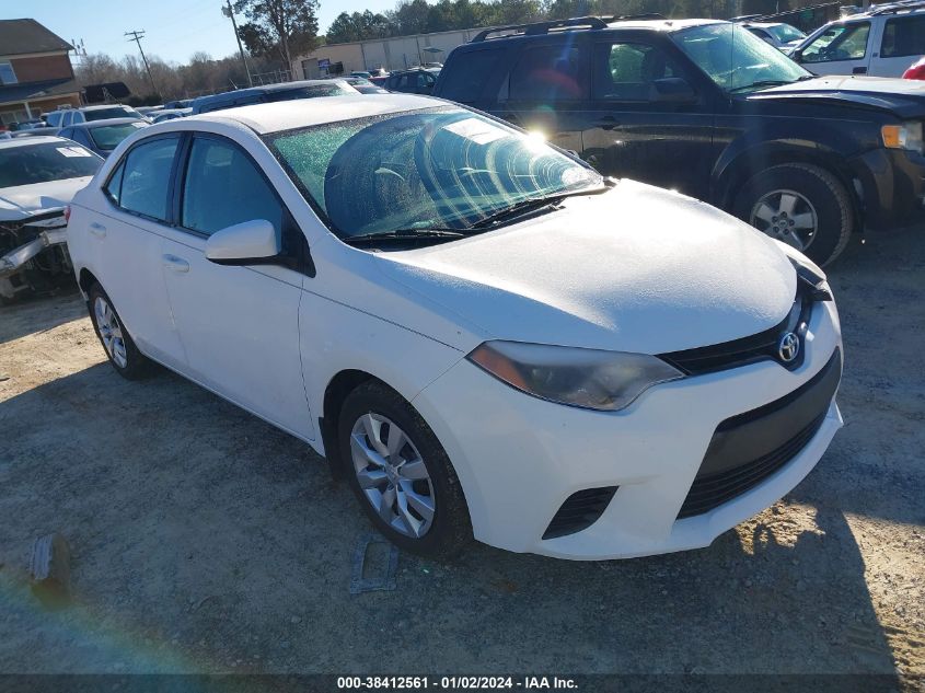 2014 TOYOTA COROLLA L/LE/LE PLS/PRM/S/S PLS - 2T1BURHEXEC000327