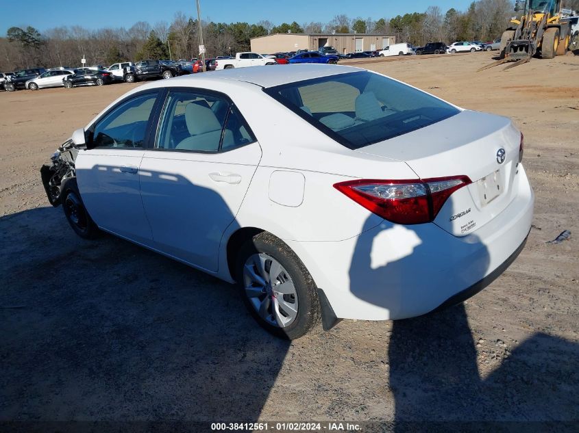 2014 TOYOTA COROLLA L/LE/LE PLS/PRM/S/S PLS - 2T1BURHEXEC000327