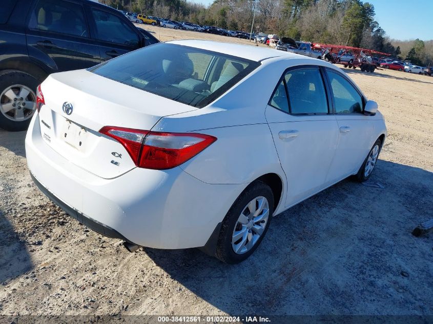 2014 TOYOTA COROLLA L/LE/LE PLS/PRM/S/S PLS - 2T1BURHEXEC000327