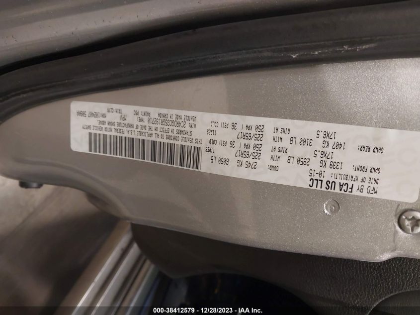 2016 DODGE GRAND CARAVAN SXT - 2C4RDGCG5GR192710