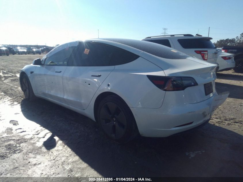 2022 TESLA MODEL 3 LONG RANGE DUAL MOTOR ALL-WHEEL DRIVE - 5YJ3E1EBXNF326850