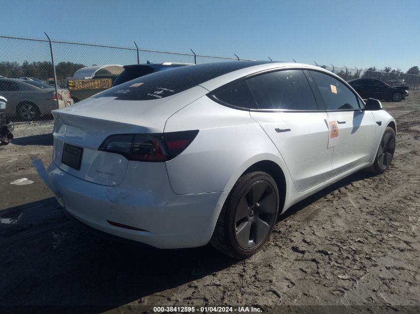 2022 TESLA MODEL 3 LONG RANGE DUAL MOTOR ALL-WHEEL DRIVE - 5YJ3E1EBXNF326850