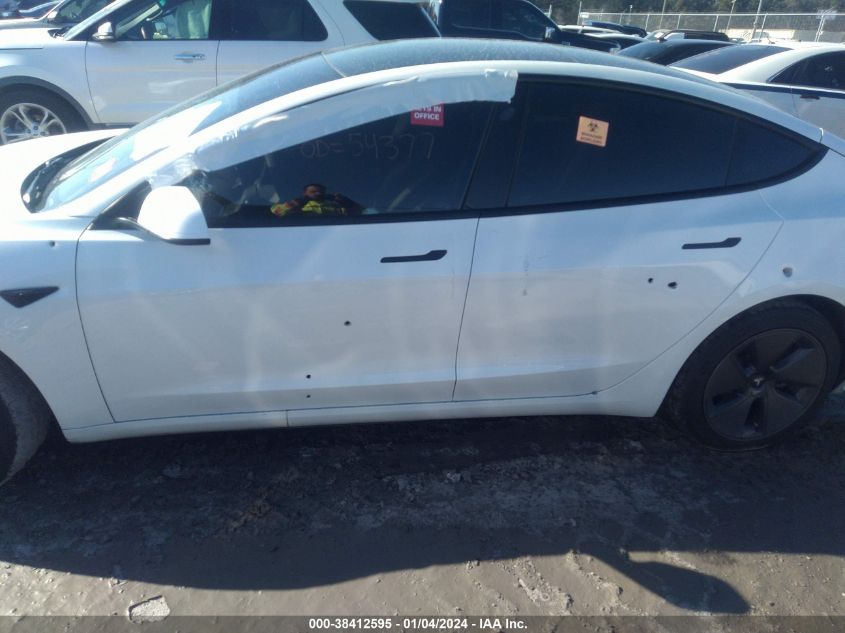 2022 TESLA MODEL 3 LONG RANGE DUAL MOTOR ALL-WHEEL DRIVE - 5YJ3E1EBXNF326850