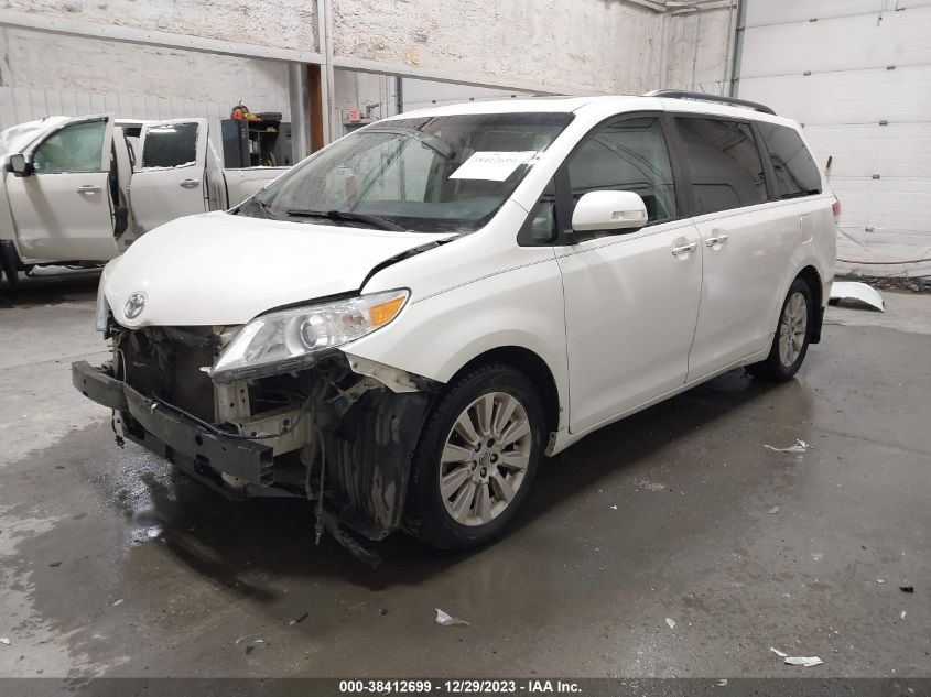 2014 TOYOTA SIENNA LTD - 5TDDK3DC8ES085837