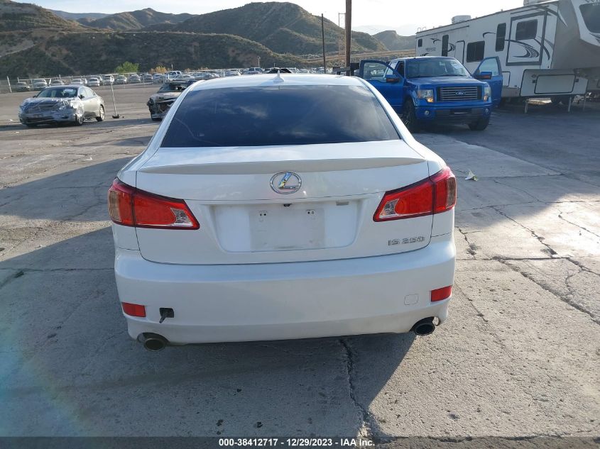 2013 LEXUS IS 250 - JTHBF5C25D5192900