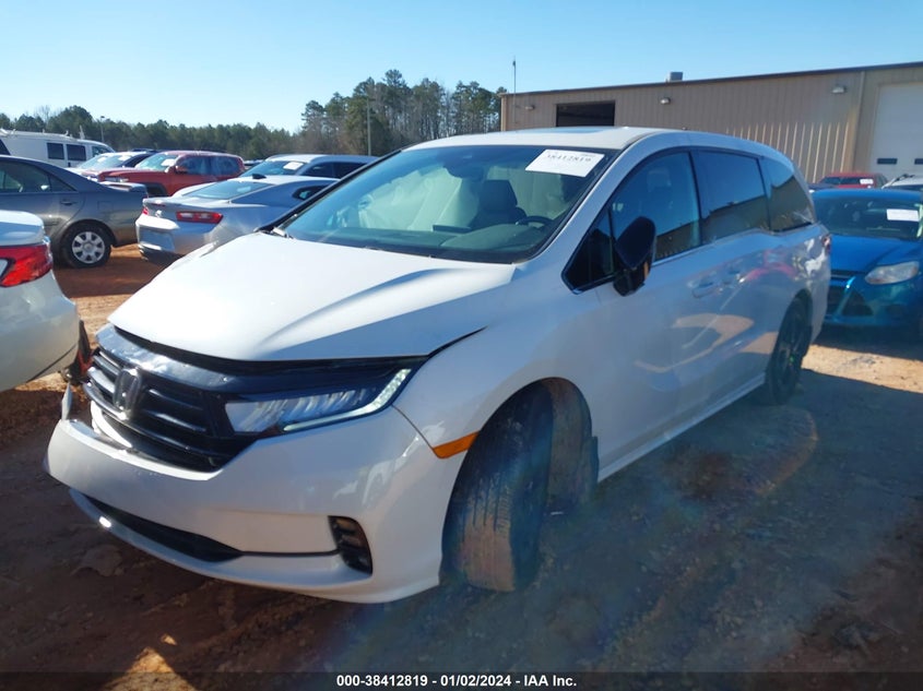 VIN 5FNRL6H70PB043753 2023 HONDA ODYSSEY SPORT