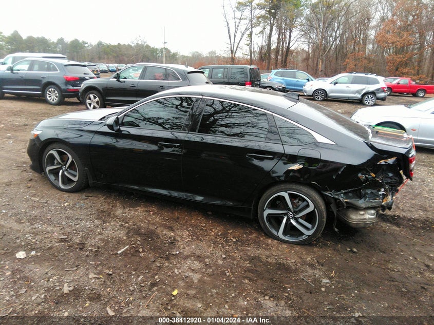 VIN 1HGCV1F31MA054916 2021 HONDA ACCORD SPORT