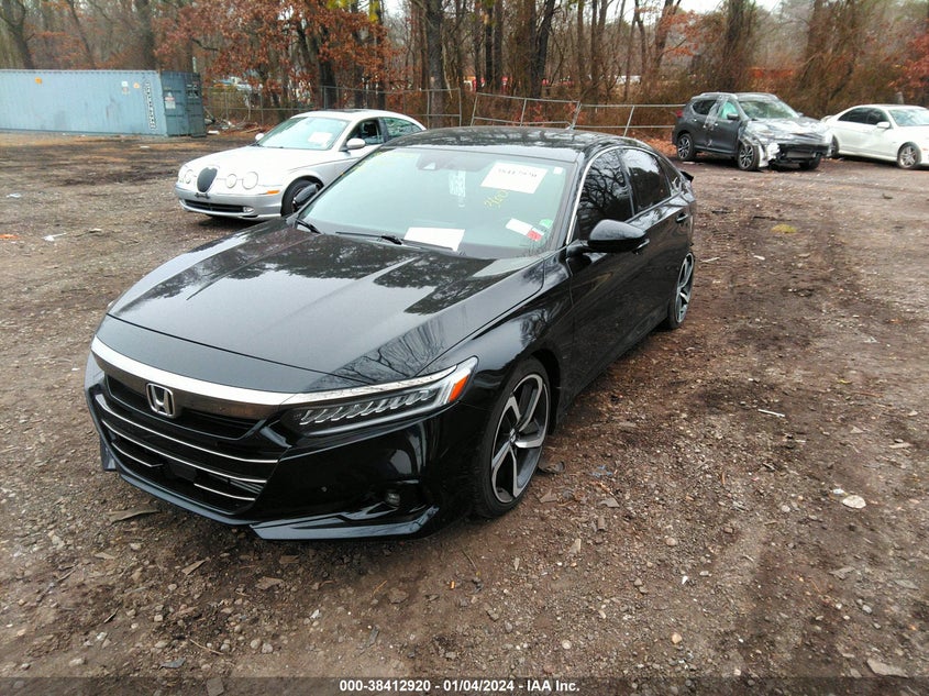 VIN 1HGCV1F31MA054916 2021 HONDA ACCORD SPORT