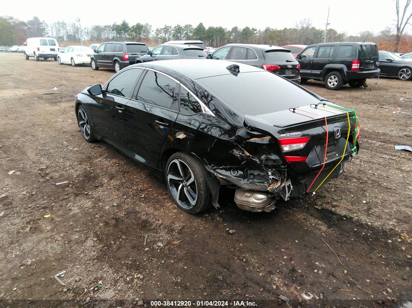 VIN 1HGCV1F31MA054916 2021 HONDA ACCORD SPORT