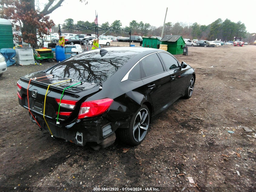 VIN 1HGCV1F31MA054916 2021 HONDA ACCORD SPORT
