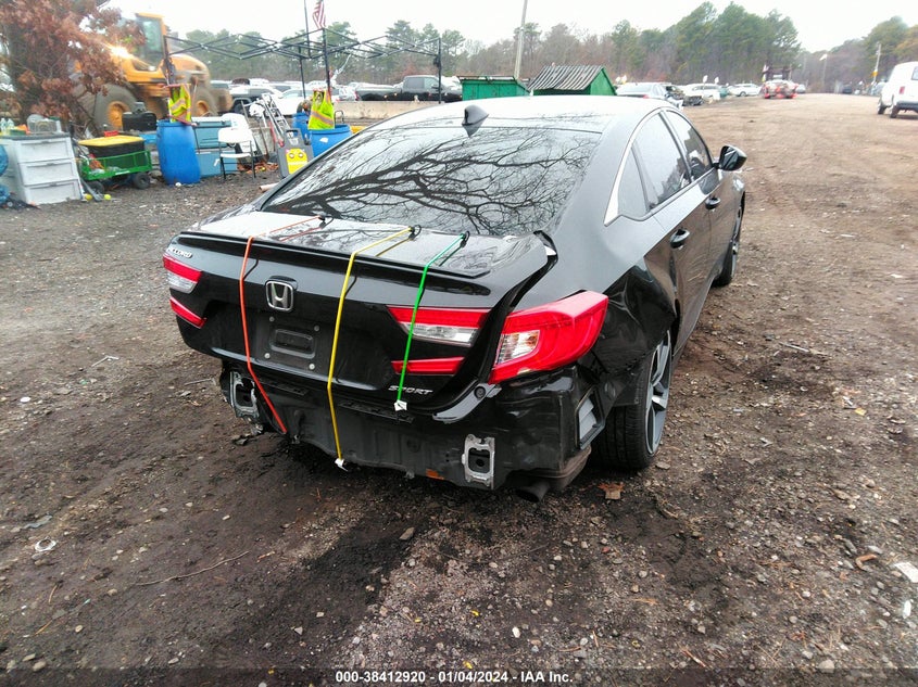 VIN 1HGCV1F31MA054916 2021 HONDA ACCORD SPORT