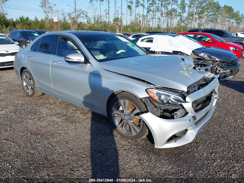 55SWF4JB9HU190876 | 2017 MERCEDES-BENZ C 300