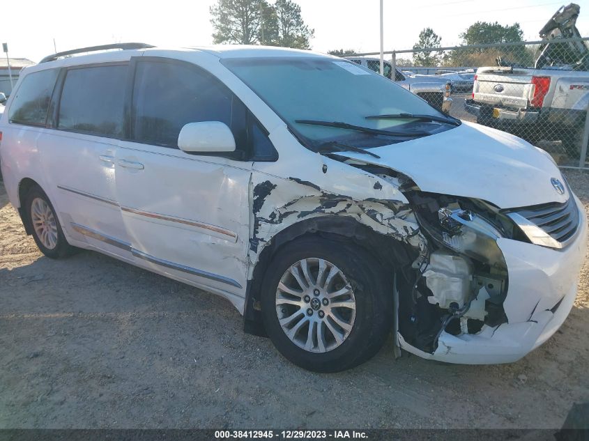 2013 TOYOTA SIENNA XLE/LIMITED - 5TDYK3DCXDS287997